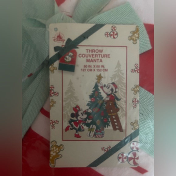 Sold! 2022 Disney holiday blanket - Picture 3 of 4